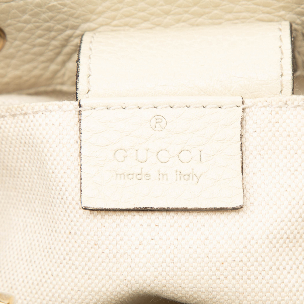 Pre-Loved Gucci Mini Calfskin Bamboo Shopper Satchel - Picture 5 of 8